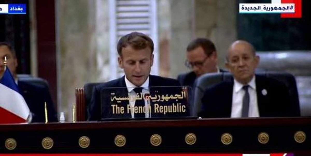 ماکرون: در عراق میمانیم حتی اگر آمریکا برود