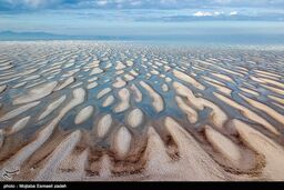 عکس های هوایی دریاچه ارومیه 